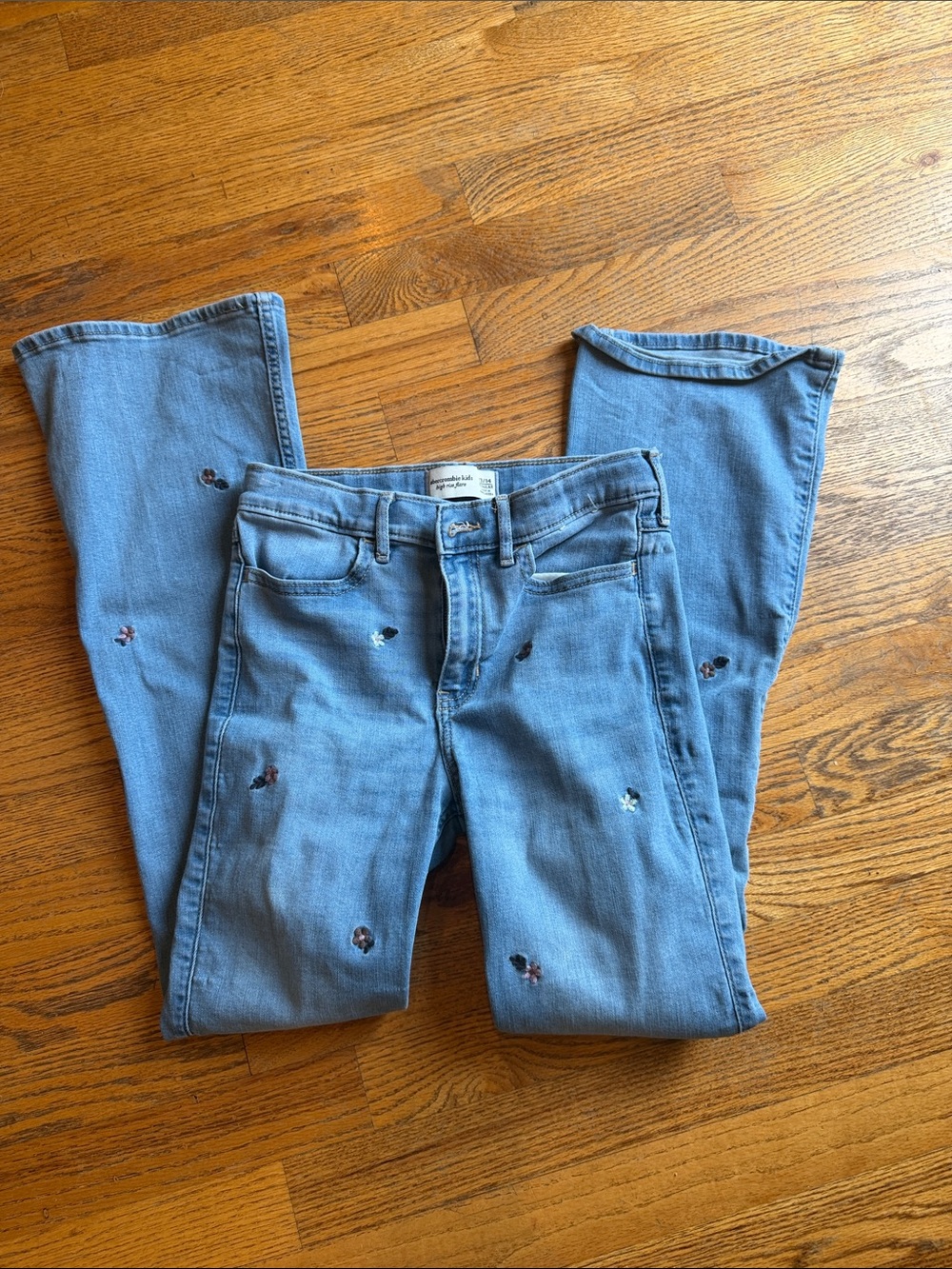 Light Blue Embroidered kids  Jeans